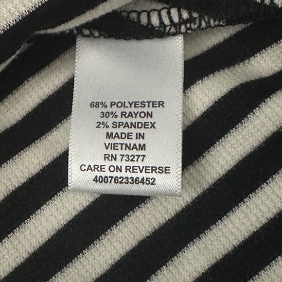 Elle Striped Peplum Top & Pencil Skirt - Picture 4 of 6